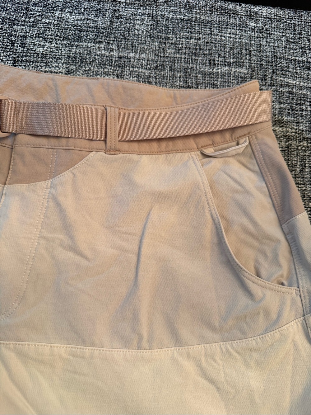 Outdoor Voices Colorblock Shorts in Pink - Picture 3 of 7
